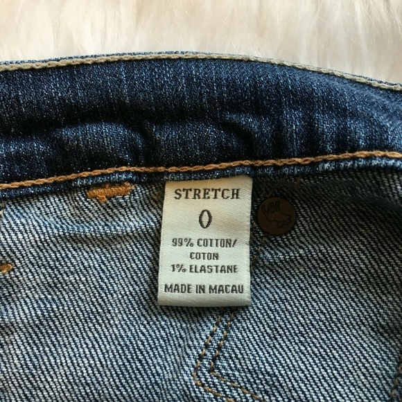 Abercrombie & Fitch Denim Jeans Bermuda Shorts 0 - Picture 4 of 7